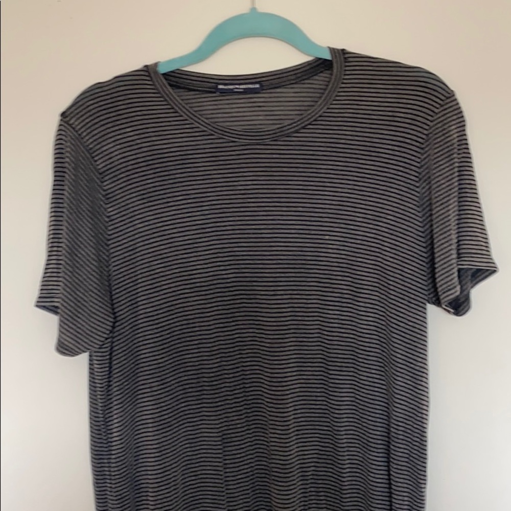Grey and black stripped T-shirt dress!